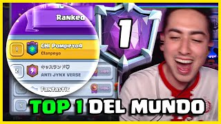 "Naa Este Tipo ESTÁ LOCO..." EL DIOS del GLOBO Top 1 del MUNDO en Clash Royale