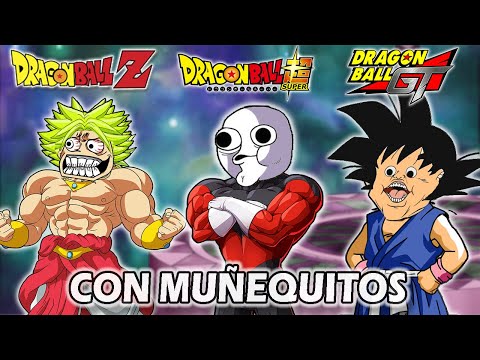 Todo DRAGON BALL ENTERO Resumido con Muñequitos