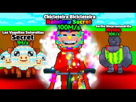 I used INFINITE LUCK to UNLOCK NEW SECRET BRAINROTS in Roblox Steal a Brainrot!
