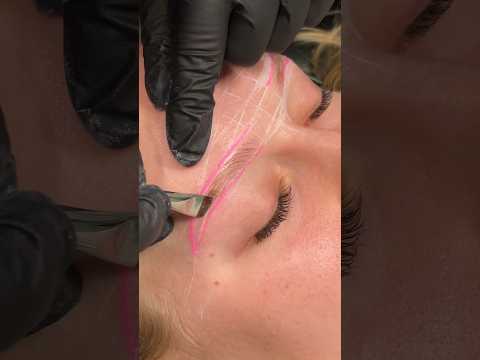 Brow lamination + stain #browlamination #browshaping #browlaminationtutorial