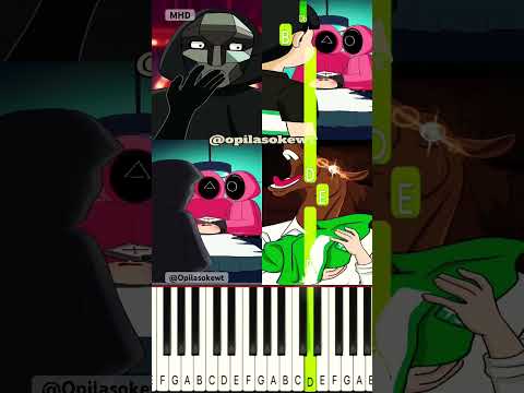 Squid game 3 vs Sprunki 2 version Complete Edition @Opilasokewt - Piano Tutorial