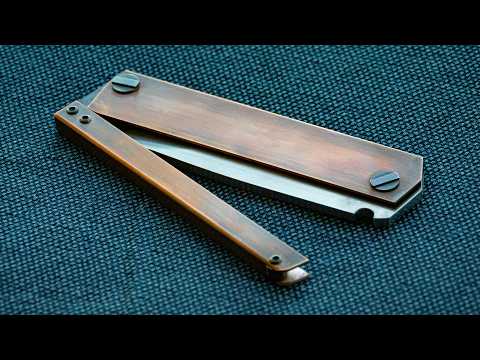 Knife Making - Copper Folding Knife