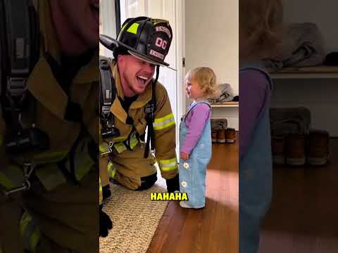 Firefighter Rushes In—Toddler Called Because Mom Burned Dinner! 😂🚒🍳