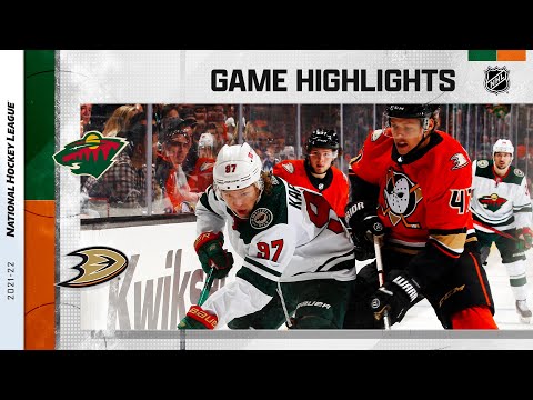 Wild @ Ducks 10/15/21 | NHL Highlights