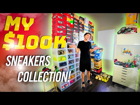 MY CRAZY $100,000 SNEAKER COLLECTION!!!