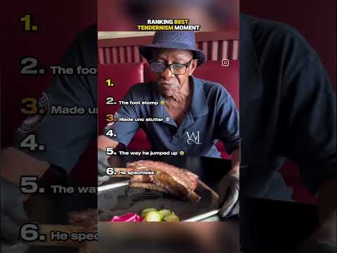 Best Tendernism Moment ππ