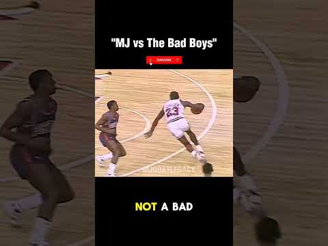 Michael Jordan’s Epic Battles Against the Bad Boys Pistons! #shorts
