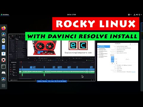 Rocky Linux -- with DaVinci Resolve Install