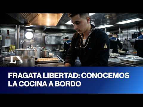 La Fragata Libertad regresa al país. Conocemos la cocina a bordo con el Cabo Segundo