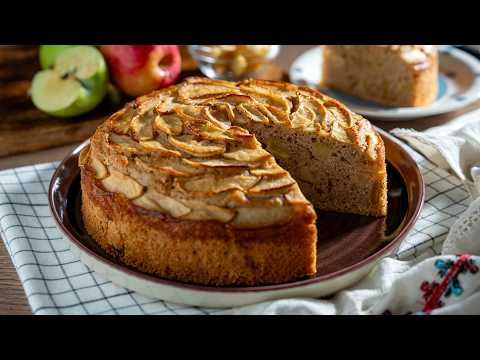 Prajitura de post cu mere pufoasa, reteta simpla si aromata