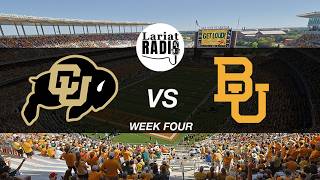Week Four | Colorado at Baylor | Saturday, September 26, 2026 | Baylor Lariat Radio