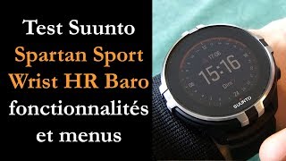 Vido-Test : Test Suunto Spartan Sport Wrist HR Baro