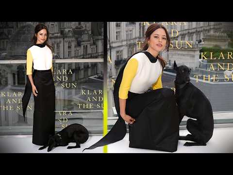Jenna Ortega Brings Her Dog Twigs to 'Klara and the Sun' Event