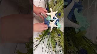DIY Beach Wreath with Hobby Lobby Supplies | Easy Coastal Decor Tutorial #HobbyLobby #DIYWreath