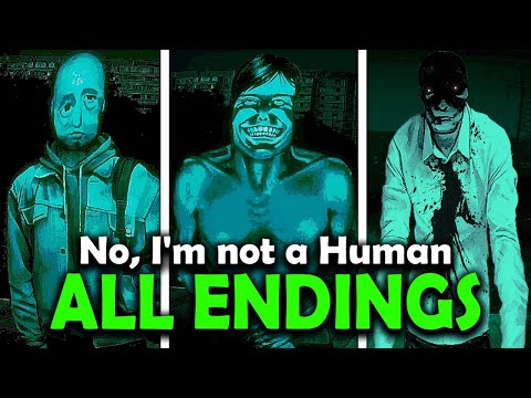 No, I'm not a Human - ALL Endings + Secret Ghost (Demo Showcase)