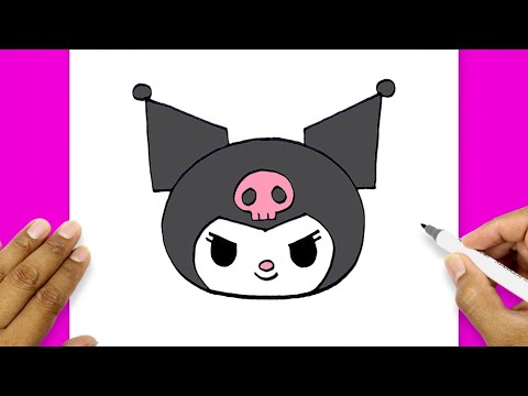 How Do You Draw Kuromi Face | Kuromi Drawing Easy Face