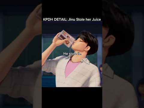 KPDH small DETAIL: Jinu Stole Rumi’s Juice #trending #kpopdemonhunters #kpdh #shortfeed #homepage