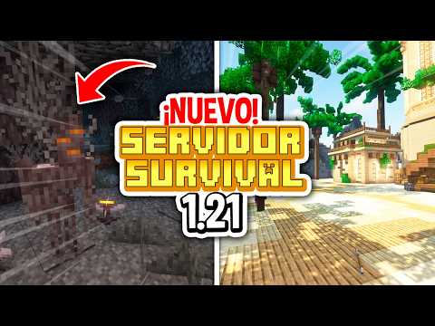 ✨ NUEVO SERVIDOR Survival VANILLA para MINECRAFT PE 1.21.51 😱 Servidor para Minecraft Bedrock 1.21