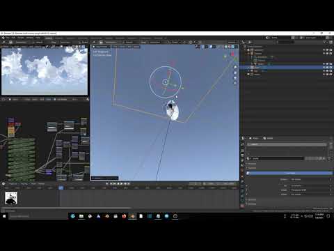 Blender 2.9 3D clouds material