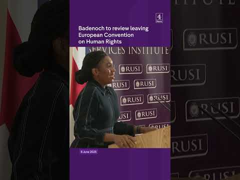 Badenoch to review leaving European Conventionon Human Rights