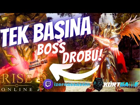 TEK BAŞINA BOSS DROBU 🔥 PK, FARM, DEATHMATCH, BOSS | YAYIN KESİTLERİ | Rise Online