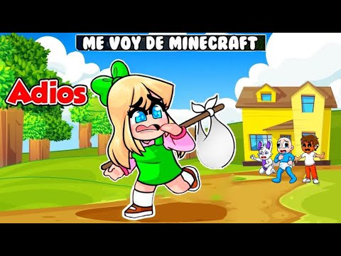 ¡NANI ABANDONA MINECRAFT PARA SIEMPRE! 😭👜 MOMENTOS DIVERTIDOS