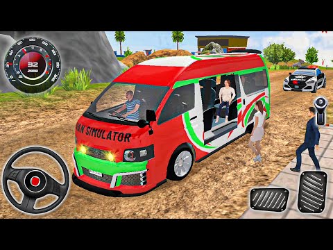 Indian Mini Van Mahindra Simulator - Mini Coach Bus 3D Driving - Android GamePlay