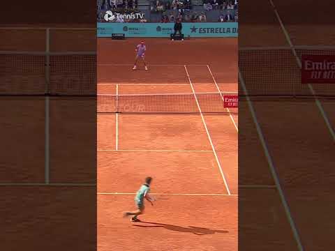 NADAL SUPER SHOT IN MADRID #MMOPEN