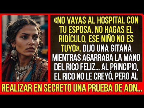 «No vayas al hospital con tu esposa», dijo una gitana mientras agarraba la mano del rico...