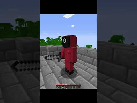 Minecraft SQUID GAME characters Saved Me? 😳 #minecraftsquidgame#shorts