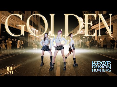 [KPop Demon Hunters In Public] "Golden" - HUNTR/X Dance Performance By B-Wild From Vietnam | Netflix