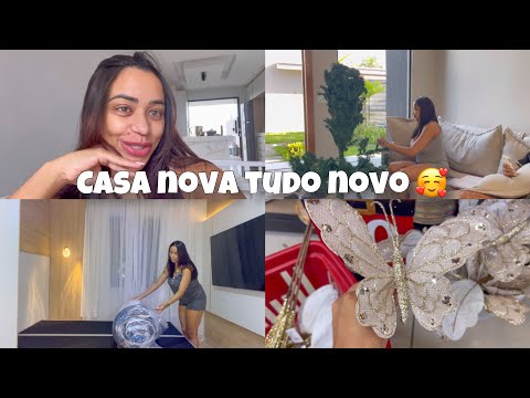 CHEGOU MINHA CAMA NOVA | A SAGA DA MINHA ÁRVORE | VAMOS TERMINAR O PAINEL DA SALA