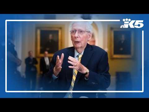 Sen. Mitch McConnell returns to the Senate floor