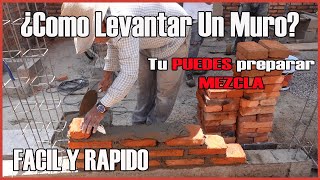 Te enseño a hacer una pared de ladrillos paso a paso