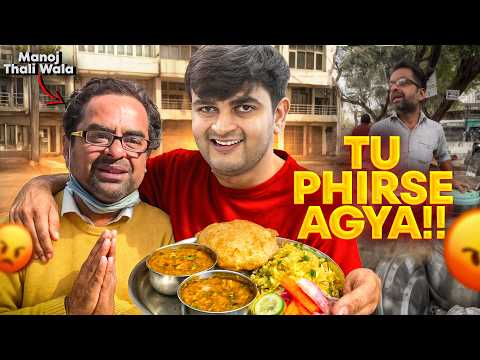 Trying Every VIRAL THALI for 24 Hours