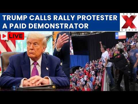 Trump Kentucky Rally LIVE : Praises Senate Candidate Andy Barr, Claims Protester Was Paid | NXW