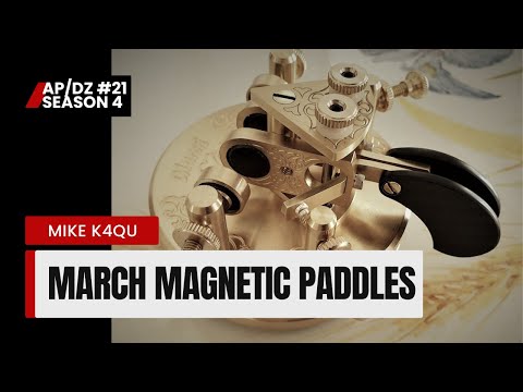 March Magnetic Custom Made Morse Code Paddles