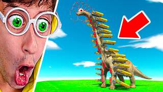 DINOSAURIO HACKER vs HERMANO 🐍😈! (Batalla Equipos Jurassic World) | Animal Battle Simulator TEKENDO