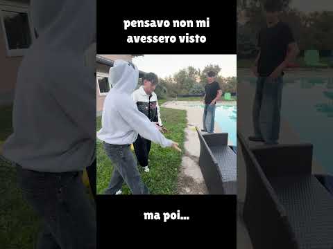 Pensavo non mi avessero visto...