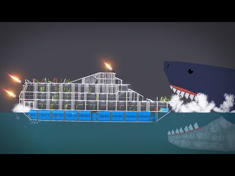 Will the Megalodon survive❓Watch till the end in People Playground
