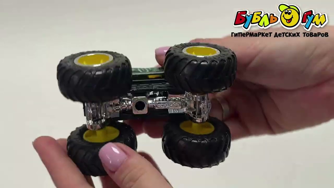 Монстр трак Hot Wheels меняющий цвет 1:64 в ассортименте - видео