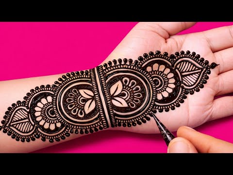 Most beautiful front hand mehndi design | arabic latest mehndi design | Ramzan special new mehndi 