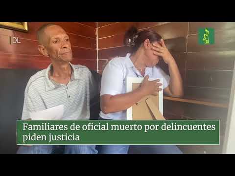 Madre de oficial ultimado a tiros para asaltarlo: "No hay palabras para describir lo que siento"