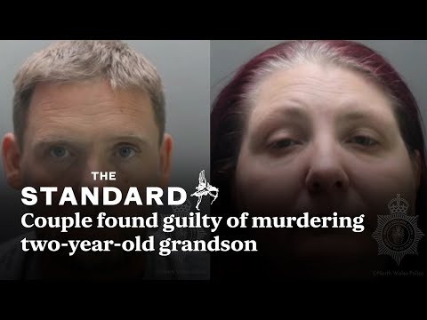 Couple found guilty of murdering two year old grandson