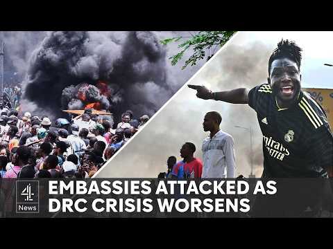 Embassies attacked in Democratic Republic of the Congo crisis