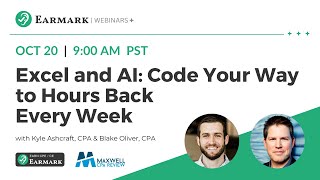 Today at 12pm ET: Excel and AI: Code Your Way to Hours Back Every Week
