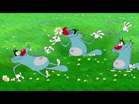 हिंदी Oggy and the Cockroaches 🌸 फूल और कचरा Hindi Cartoons for Kids