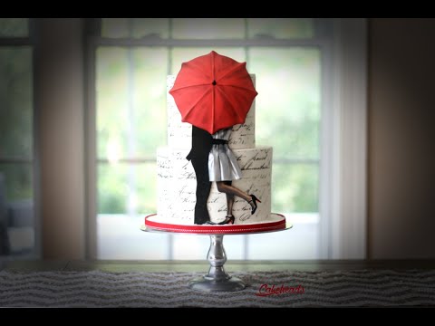 How to Create A Paris Script Background (using the acetate transfer method!)