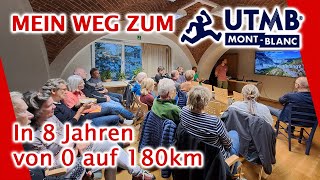 🏃‍♂️‍➡️UTMB - Mein Weg von 0 auf 180km 💪 | Vortrag beim DAV 🗻