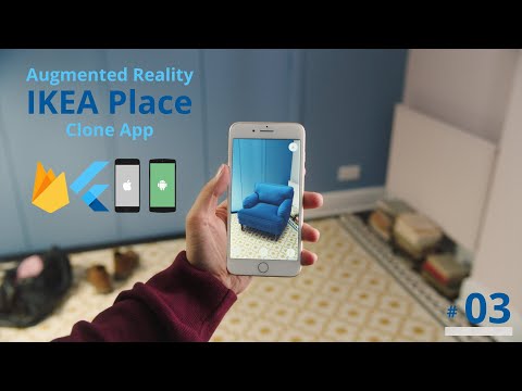 Flutter Firebase Setup Android Tutorial | Build Augmented Reality iKEA Place Furniture App Course
